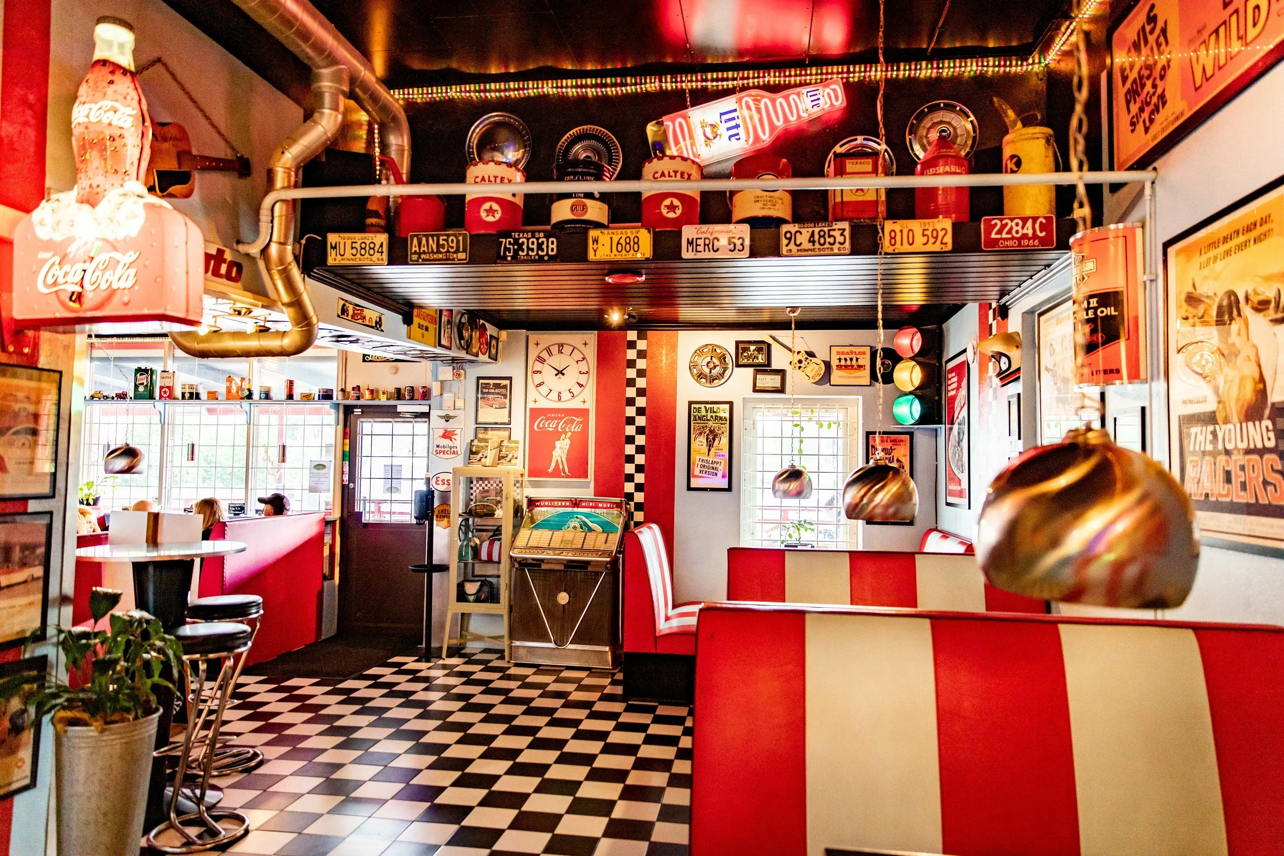 Interiör i retrostil.