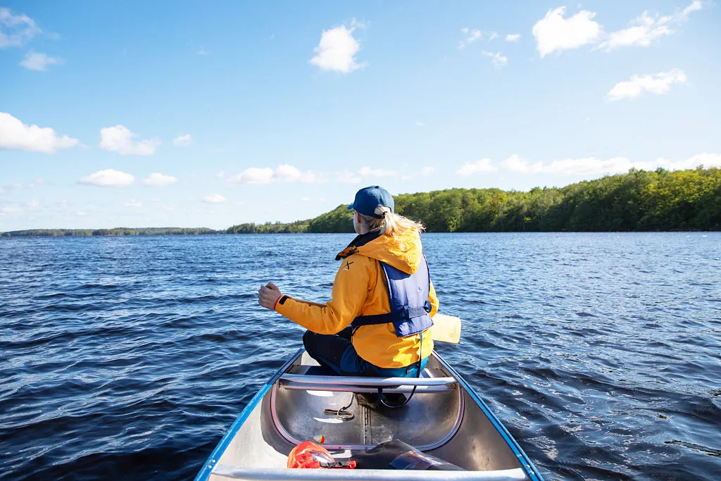 Paddeln auf der Fegen