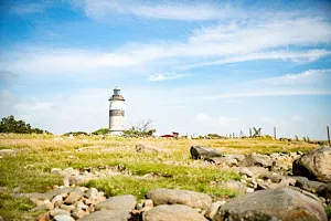 fyr vid strandängar