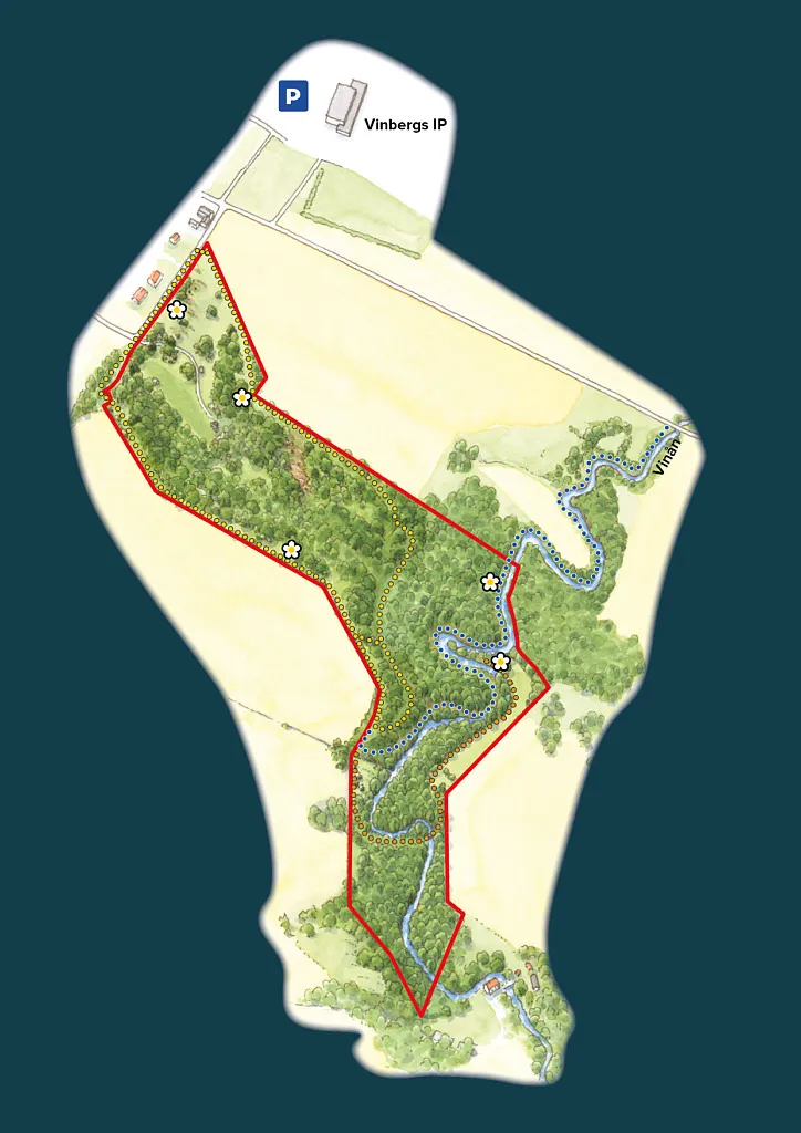 vinbergs naturreservat karta