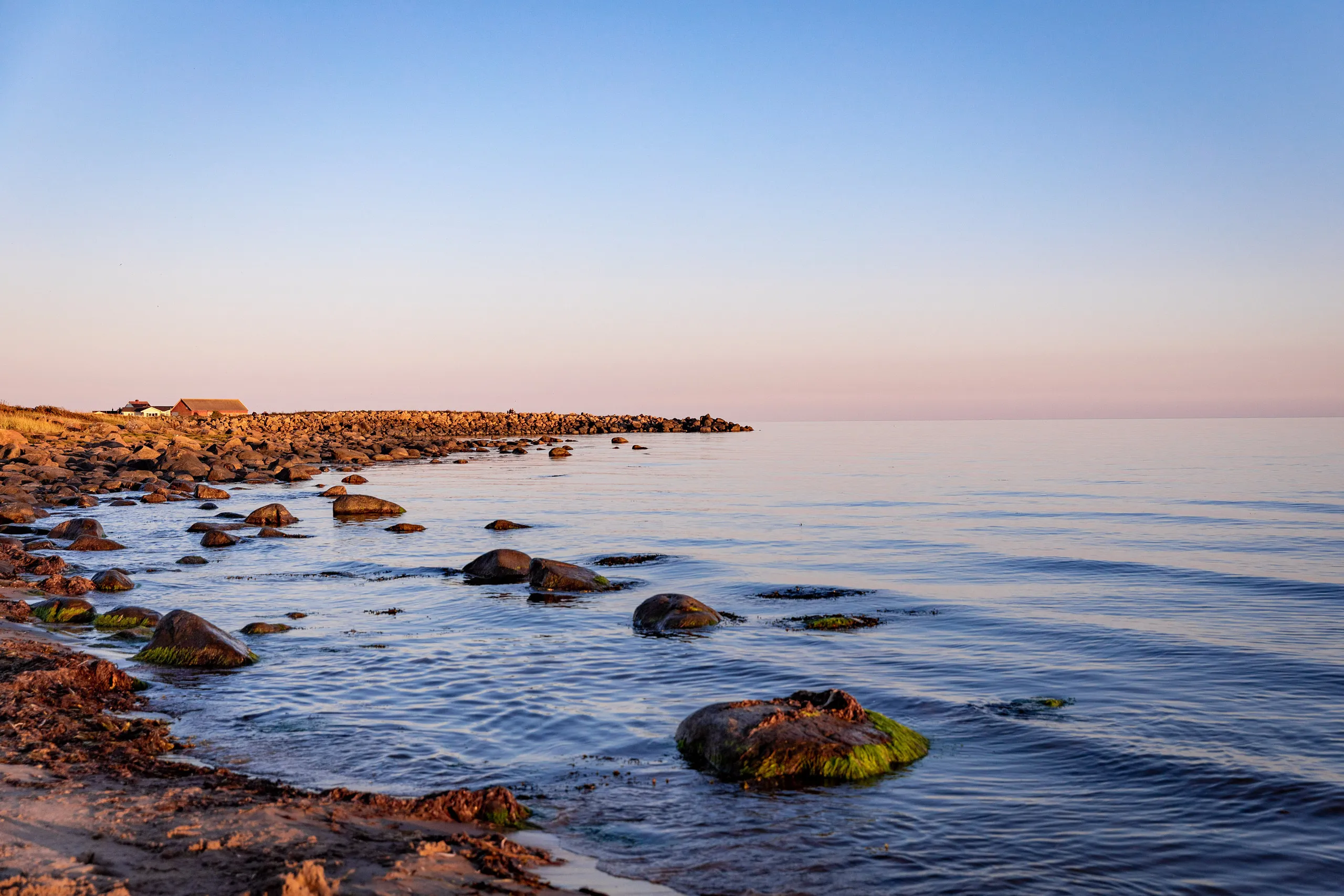 olofsbo solnedgång klippor