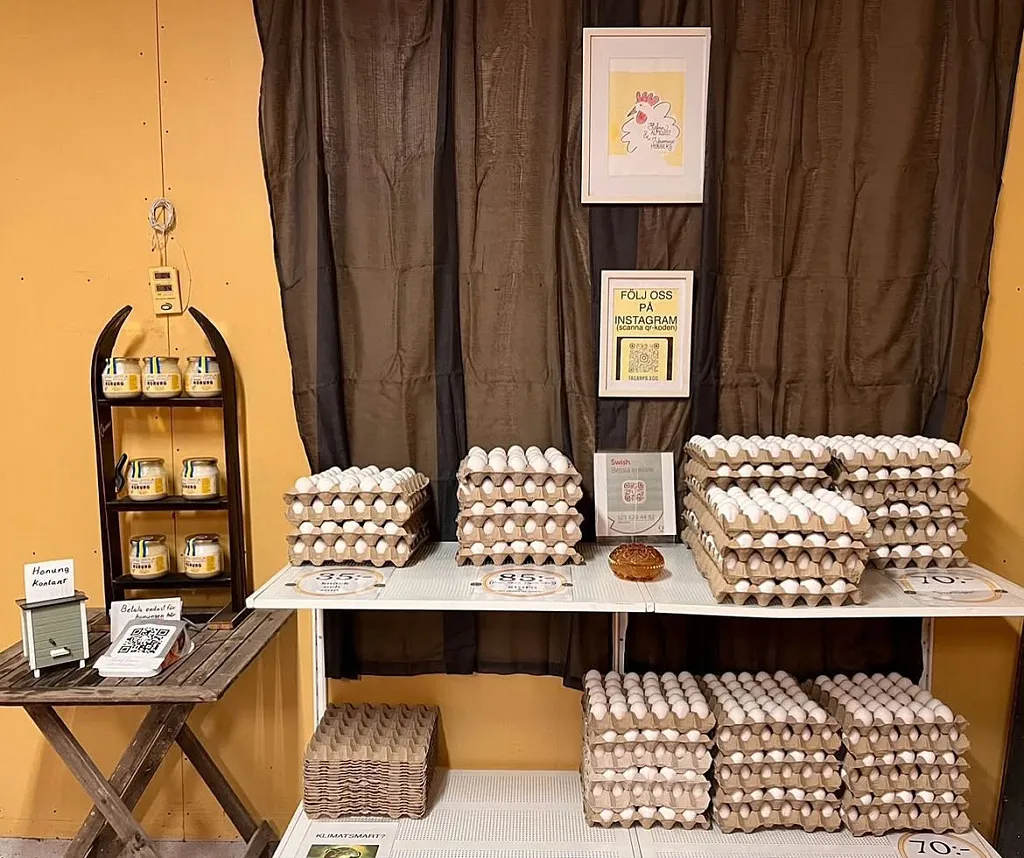 Egg stall in Tågarp