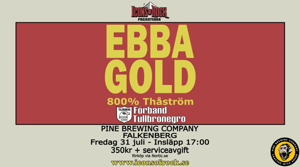 EBBA GOLD + Tullbronegro