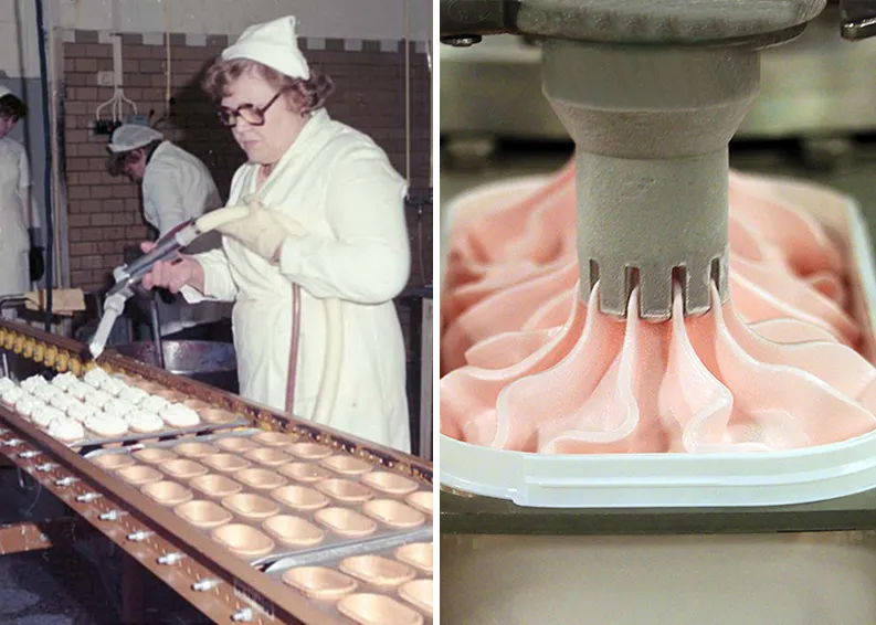Produktion i SIA Glass fabrik.