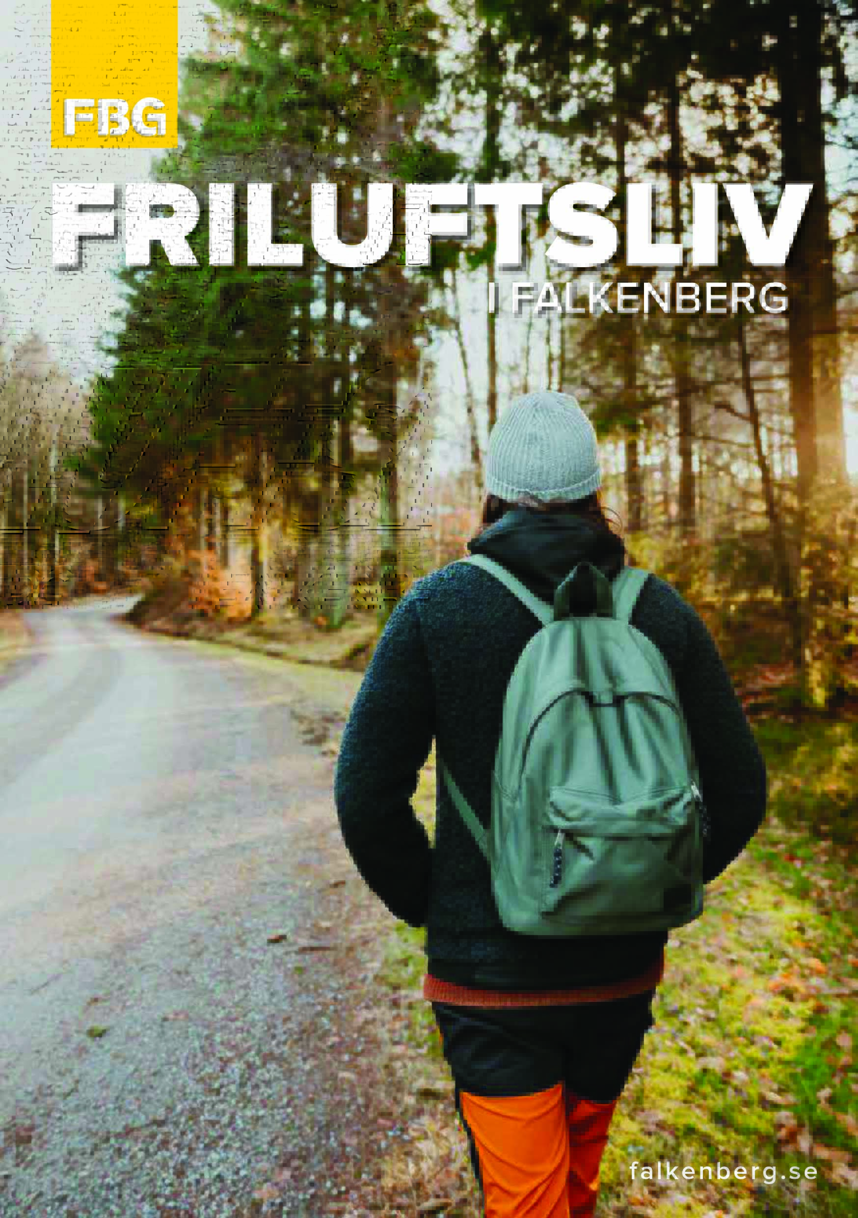 Framsida av den fysiska guiden Friluftsliv
