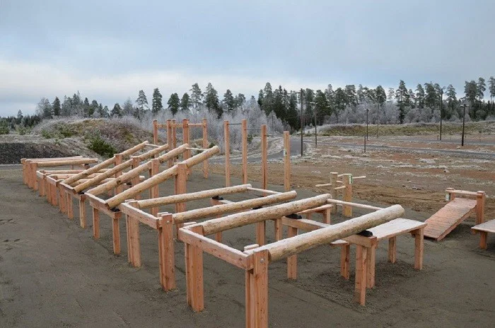 Ätrans IP Fitnessstudio im Freien