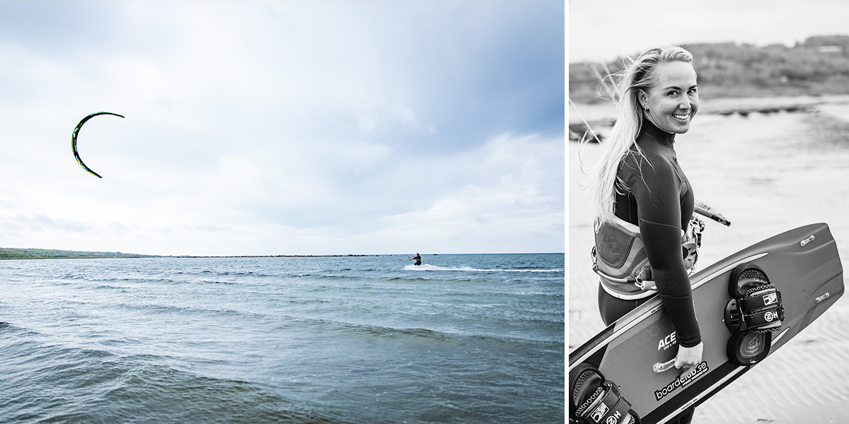 Kitesurfare