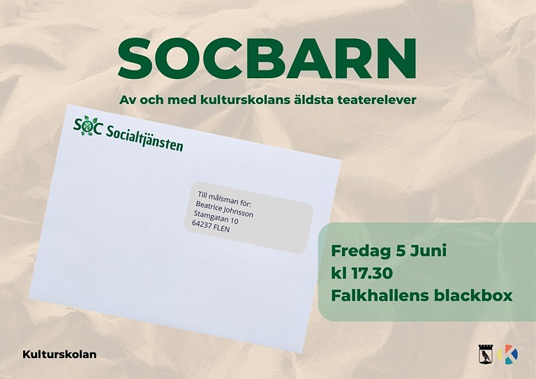 Kulturskolans teaterföreställning Socbarn