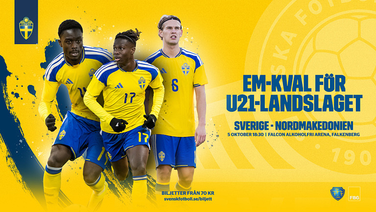 EM-kval U21 herrar: Sverige – Nordmakedonien