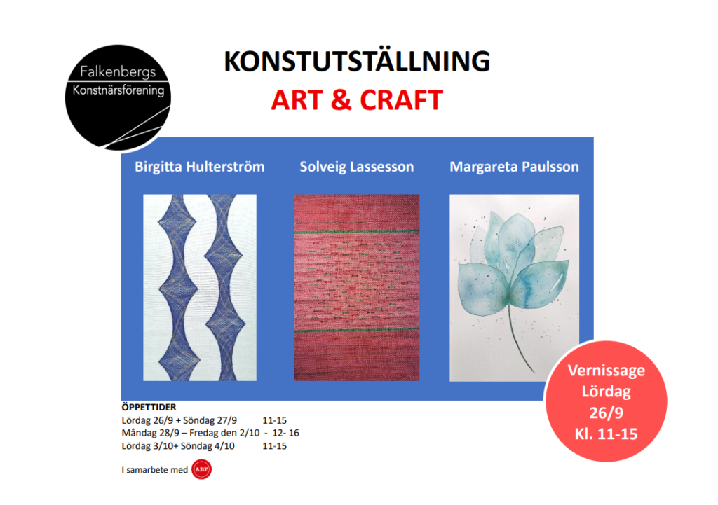 Konstutställning Art & Craft