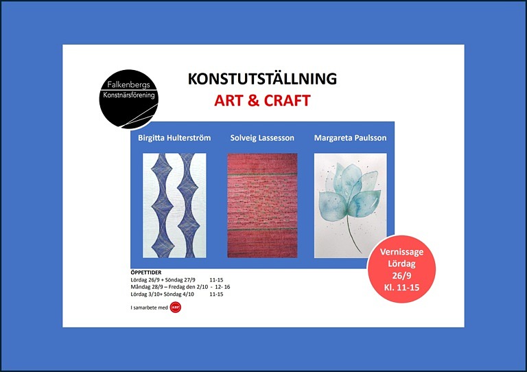 Konstutställning Art & Craft