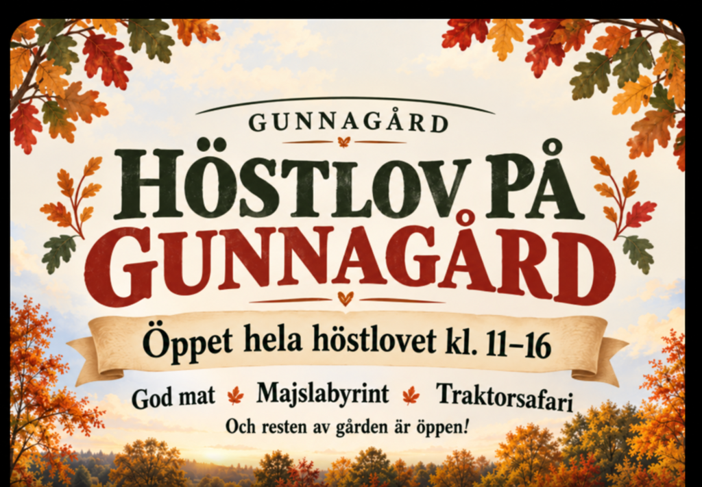 Höstlov på Gunnagård