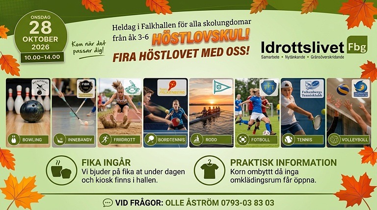 Prova på idrott i Falkhallen