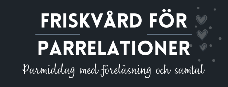 Friskvård för parrellationer