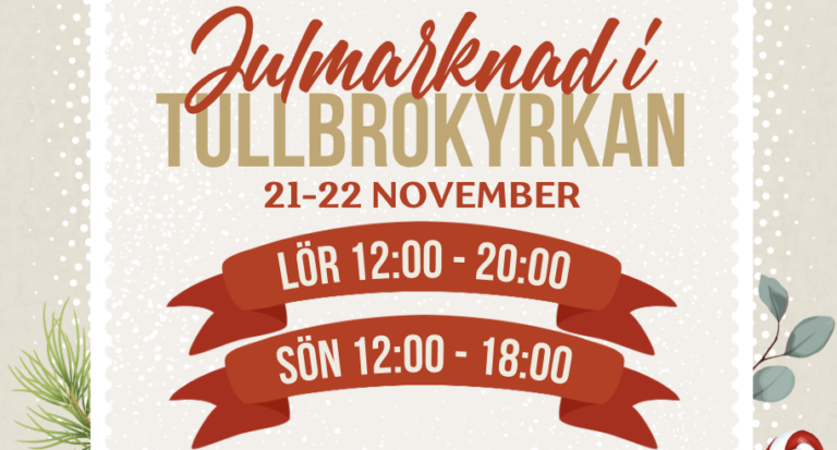 Julmarknad i Tullbrokyrkan