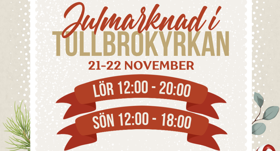Julmarknad i Tullbrokyrkan